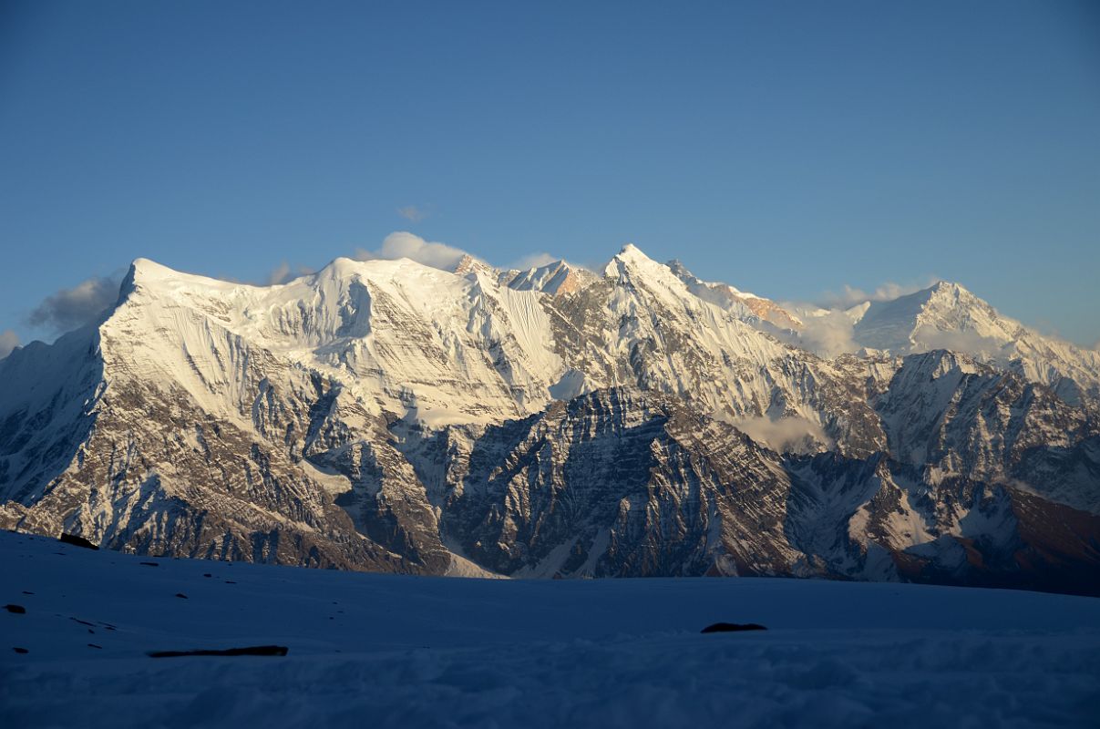 Click to enlarge -
Nilgiri North, Nilgiri Central and Nilgiri South With Annapurna Northwest Face, Annapurna Fang and Annapurna South From Kalopani Late Afternoon Around Dhaulagiri
Nilgiri North, Nilgiri Central and Nilgiri South With Annapurna Northwest Face, Annapurna Fang and Annapurna South From Kalopani Late Afternoon Around Dhaulagiri